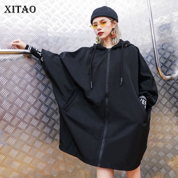 xitao patchwork letter print plus size trench women clothes 2019 fashion british style pocket zipper hooded collar new gcc1819, Tan;black
xitao patchwork letter print plus size trench women clothes 2019 fashion british style pocket zipper hooded collar new gcc1819, Tan;black