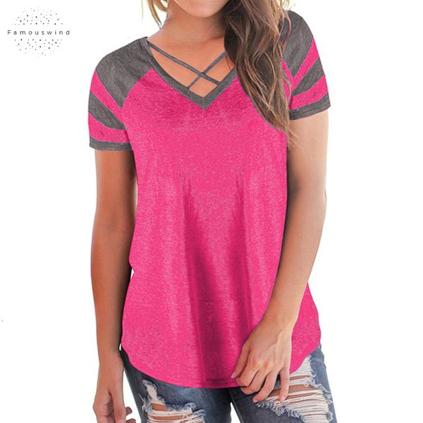 new summer t shirts casual tshirt v neck patchwork basic femme girls sweet women tee shirt oversized xxl gv253, White
new summer t shirts casual tshirt v neck patchwork basic femme girls sweet women tee shirt oversized xxl gv253, White