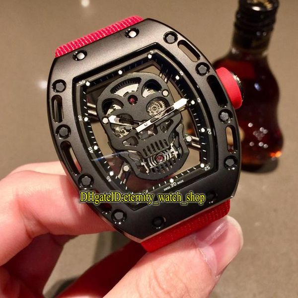 special offer luxury rm 052 pvd black case skull skeleton dial japan miyota automatic rm52-01 mens watch nylon strap sport designer watches, Slivery;brown
special offer luxury rm 052 pvd black case skull skeleton dial japan miyota automatic rm52-01 mens watch nylon strap sport designer watches, Slivery;brown