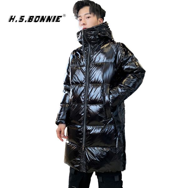 h.s.bonnie men's winter long hooded duck outdoors outerwear winter male casual fashion down jacket coat menswear plumones, Black
h.s.bonnie men's winter long hooded duck outdoors outerwear winter male casual fashion down jacket coat menswear plumones, Black