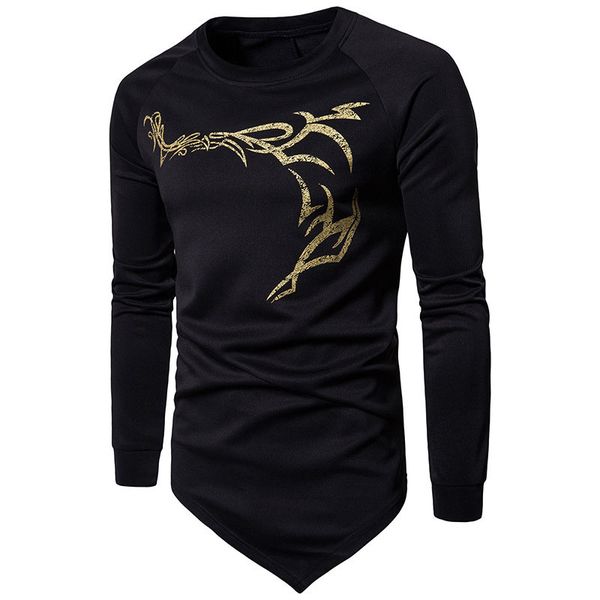 men's hoodies & sweatshirts fashion irregular mens spring gold print pullover sweatshirt men casual hip hop 2xl, Black
men's hoodies & sweatshirts fashion irregular mens spring gold print pullover sweatshirt men casual hip hop 2xl, Black
