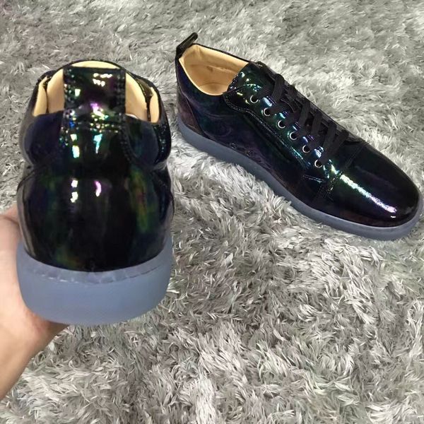 black shiny patent leather red bottom sneakers shoes low-new designer name brand name casual walking (dust bags+ box
black shiny patent leather red bottom sneakers shoes low-new designer name brand name casual walking (dust bags+ box