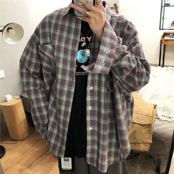 2019 men's fashion lattice printing long sleeve hawaiian shirts cotton embroidered male clothes high-quality shirts size -xl, White;black
2019 men's fashion lattice printing long sleeve hawaiian shirts cotton embroidered male clothes high-quality shirts size -xl, White;black