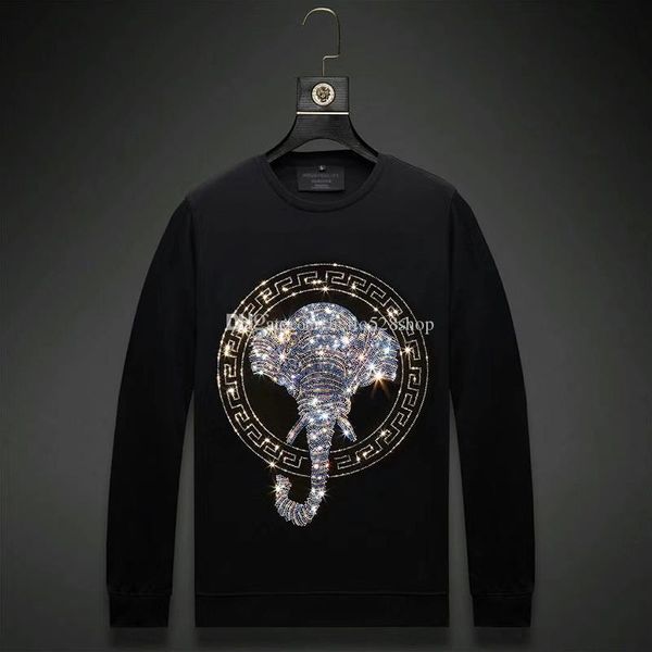 s-6xl luxury rhinestone mens designer t-shirts long sleeves mercerized cotton tee spring autumn, White;black
s-6xl luxury rhinestone mens designer t-shirts long sleeves mercerized cotton tee spring autumn, White;black