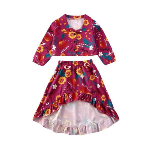 2pcs kids baby girl clothes long sleeve floral vest tutu swing dress outfit, White
2pcs kids baby girl clothes long sleeve floral vest tutu swing dress outfit, White