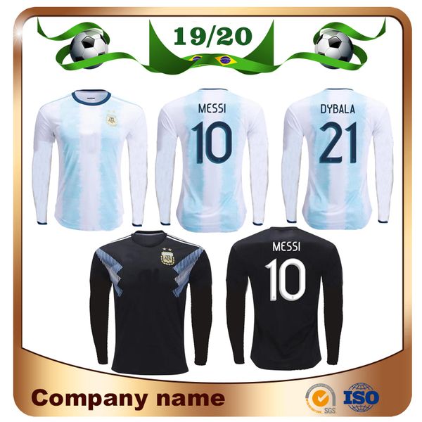 2019 copa america argentina long sleeve soccer jersey 19/20 home #10 messi #21 dybala #9 aguero soccer shirts national team football uniform, Black;yellow
2019 copa america argentina long sleeve soccer jersey 19/20 home #10 messi #21 dybala #9 aguero soccer shirts national team football uniform, Black;yellow