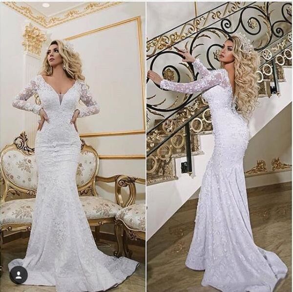 white lace mermaid v neck long sleeve vintage wedding dresses abito da sposa satin 2020 wedding gowns nigeria bvg12
white lace mermaid v neck long sleeve vintage wedding dresses abito da sposa satin 2020 wedding gowns nigeria bvg12