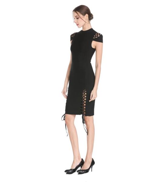 casual dresses vintage elegant turtleneck hollow out short mini lace-up black pink bodycon bandage dress wholesale women, Black;gray
casual dresses vintage elegant turtleneck hollow out short mini lace-up black pink bodycon bandage dress wholesale women, Black;gray