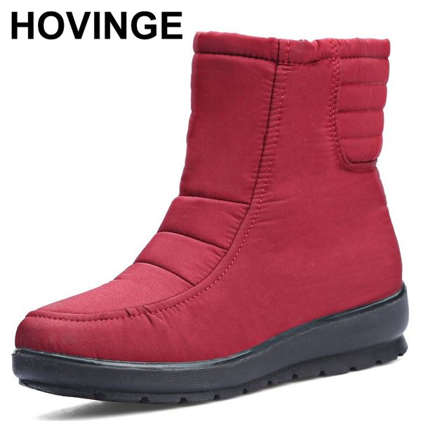 hovinge new winter boots female fashion snow boots women plush insole antislip waterproof plus size ankle, Black
hovinge new winter boots female fashion snow boots women plush insole antislip waterproof plus size ankle, Black