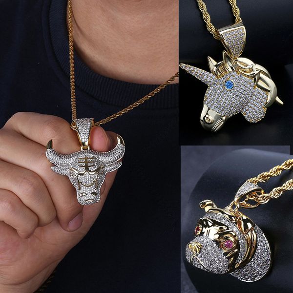 lots styles gold & white gold full cz cubic zirconia cartoon pendant mens necklace designer luxury hip hop iced out jewelry gifts for men, Silver
lots styles gold & white gold full cz cubic zirconia cartoon pendant mens necklace designer luxury hip hop iced out jewelry gifts for men, Silver