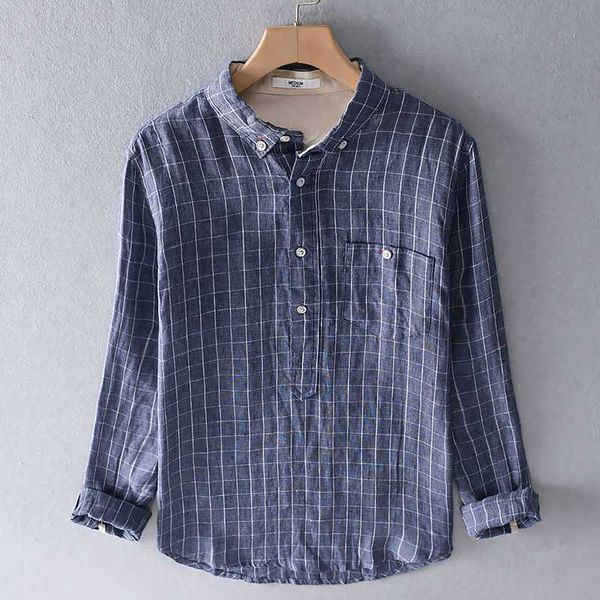 100% linen plaid shirt men brand long sleeve casual shirts for men fashion comfortable shirt mens breathable shirts male, White;black
100% linen plaid shirt men brand long sleeve casual shirts for men fashion comfortable shirt mens breathable shirts male, White;black