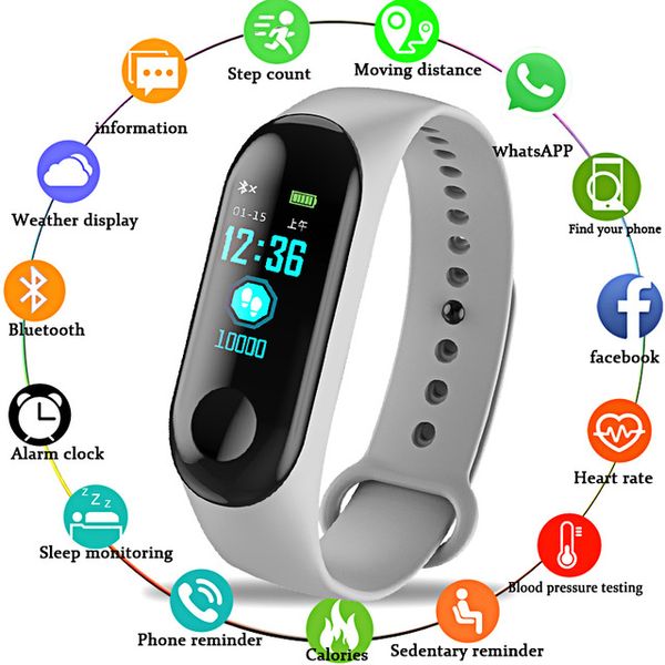 2019 sports bracelet waterproof anti-lost smart bracelet blood pressure monitoring ecg fitness tracker smart band pk mi band 3, Slivery;brown
2019 sports bracelet waterproof anti-lost smart bracelet blood pressure monitoring ecg fitness tracker smart band pk mi band 3, Slivery;brown