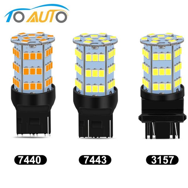 1pcs t20 w21/5w 7443 7440 w21w led bulb t25 3157 54smd 2835 chips light car tail bulb brake lights turn reverse lamp 12v white
1pcs t20 w21/5w 7443 7440 w21w led bulb t25 3157 54smd 2835 chips light car tail bulb brake lights turn reverse lamp 12v white