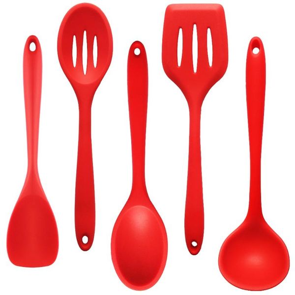 5 pcs/set silicone cooking utensils set multifunctional kitchen cooking tools include soup spoon drain shovel
5 pcs/set silicone cooking utensils set multifunctional kitchen cooking tools include soup spoon drain shovel
