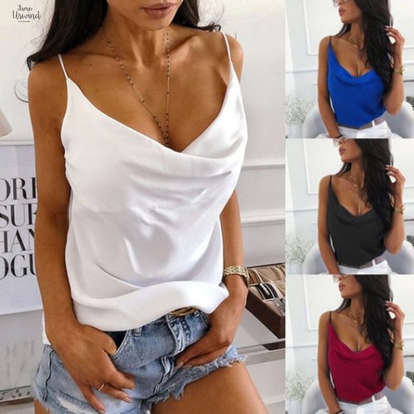 vintage party summer v neck fashion pleated halter vest casual beach small sling t shirt poleras mujer sw, White
vintage party summer v neck fashion pleated halter vest casual beach small sling t shirt poleras mujer sw, White