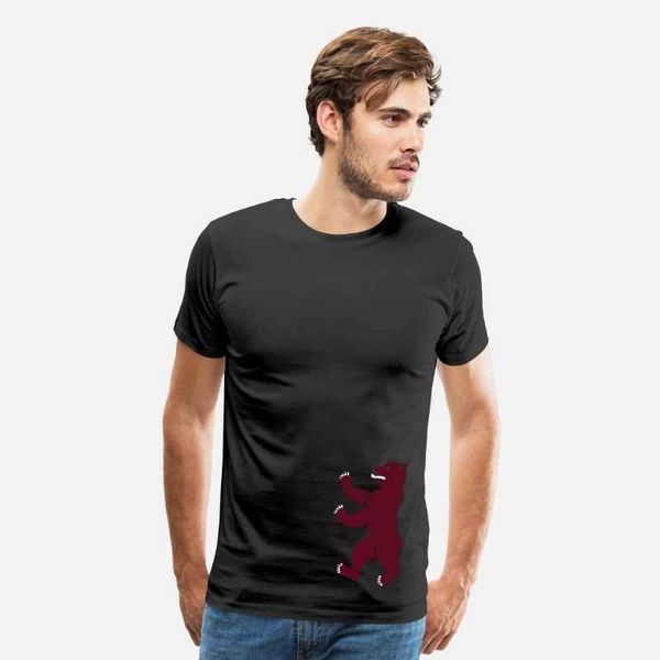 men's bear of berlin customized print fashion design berliner bear deutschland germany cotton breathable regular fit t shirt, White;black
men's bear of berlin customized print fashion design berliner bear deutschland germany cotton breathable regular fit t shirt, White;black