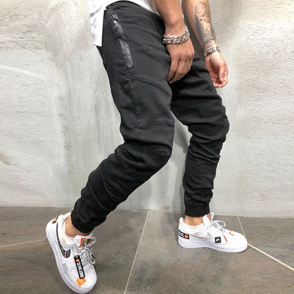 pencil pants joggers sweatpants mens hip hop solid slim trousers autumn winter male casual fashion streetwear cotton trackpants, Black
pencil pants joggers sweatpants mens hip hop solid slim trousers autumn winter male casual fashion streetwear cotton trackpants, Black