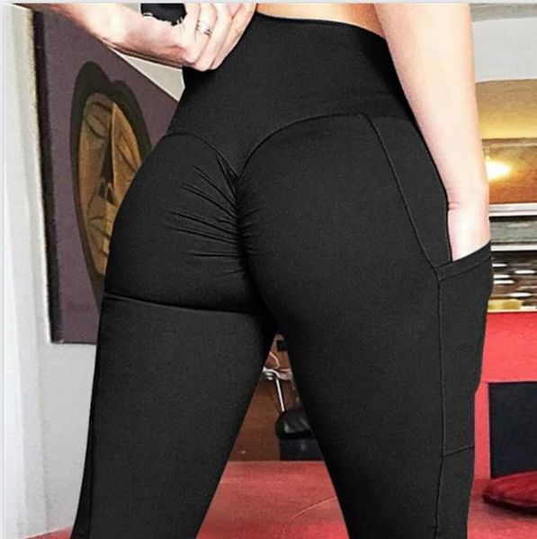 solid color women designer leggings elastic skinny pocket ladies yoga pants streetwear high waist womens clothing, Black;white
solid color women designer leggings elastic skinny pocket ladies yoga pants streetwear high waist womens clothing, Black;white