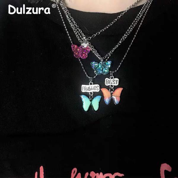 harajuku colorful butterfly pendant necklaces women ins stainless steel chokers street hip hop girls party bead choker, Golden;silver
harajuku colorful butterfly pendant necklaces women ins stainless steel chokers street hip hop girls party bead choker, Golden;silver