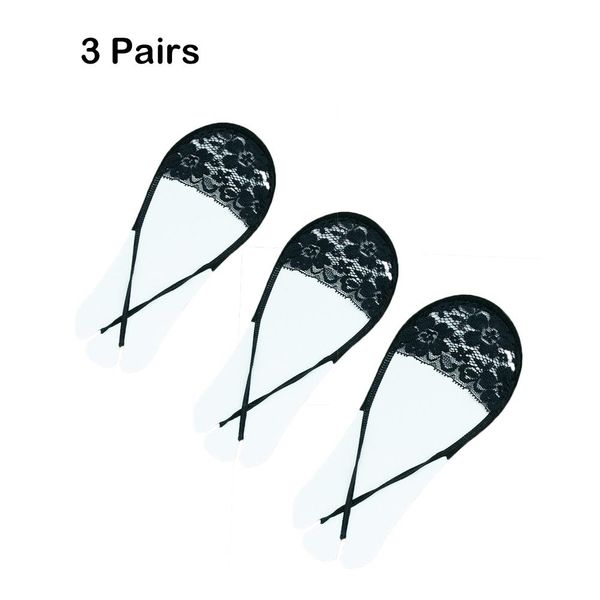 ladies' boat socks 3pairs women's boat socks lace/cotton slings half foot palms invisible non-slip shallow thin, Black;white
ladies' boat socks 3pairs women's boat socks lace/cotton slings half foot palms invisible non-slip shallow thin, Black;white