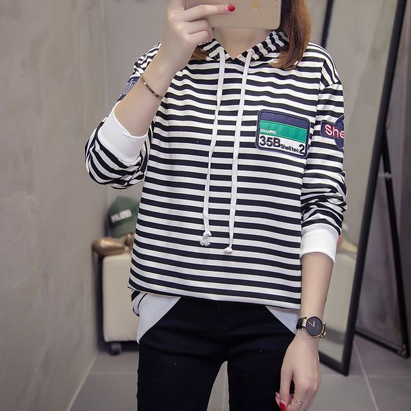 m-4xl new youth women's cotton hoodies spring 2019 fashion casual striped letter hooded sweatshirt loose pullovers girl's, Black
m-4xl new youth women's cotton hoodies spring 2019 fashion casual striped letter hooded sweatshirt loose pullovers girl's, Black