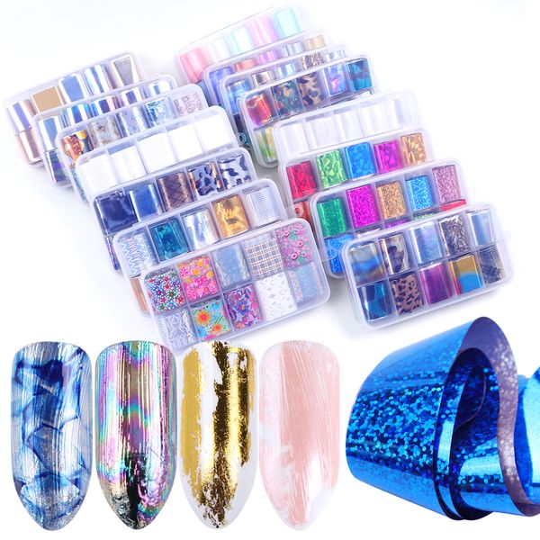 stickers & decals 1 box mixed starry sky nail foil set slider champagne holographic glue transfer sticker paper wraps art decorations ji934, Black
stickers & decals 1 box mixed starry sky nail foil set slider champagne holographic glue transfer sticker paper wraps art decorations ji934, Black