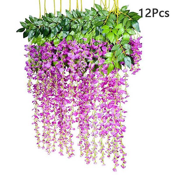 12шт 110см искусственный глициния ivy vine leaf висячие шелковый цветы подходят свадьба отель украшения
12шт 110см искусственный глициния ivy vine leaf висячие шелковый цветы подходят свадьба отель украшения