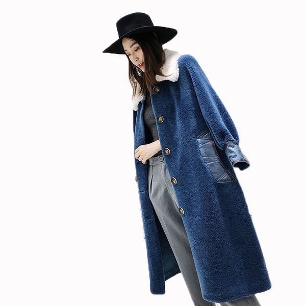real fur coat autumn winter jacket women clothes 2018 korean vintage 100% wool coat sheepskin coats manteau femme hiver zt1280, Black
real fur coat autumn winter jacket women clothes 2018 korean vintage 100% wool coat sheepskin coats manteau femme hiver zt1280, Black
