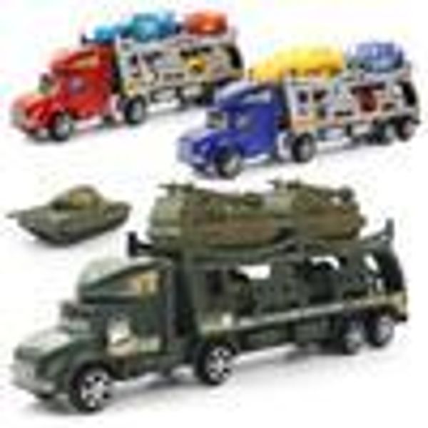 children's toy double-decker transport trailer storage military chariot with tank coupe model boy car toy
children's toy double-decker transport trailer storage military chariot with tank coupe model boy car toy