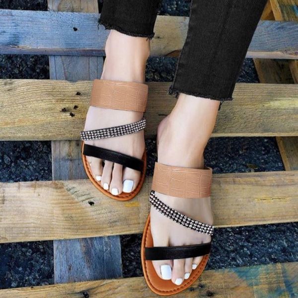 z-shaped rhinestone woman slipper fashion flats summer casual party shoes mixed colors non-slip flip flops zapatos de mujer, Black
z-shaped rhinestone woman slipper fashion flats summer casual party shoes mixed colors non-slip flip flops zapatos de mujer, Black