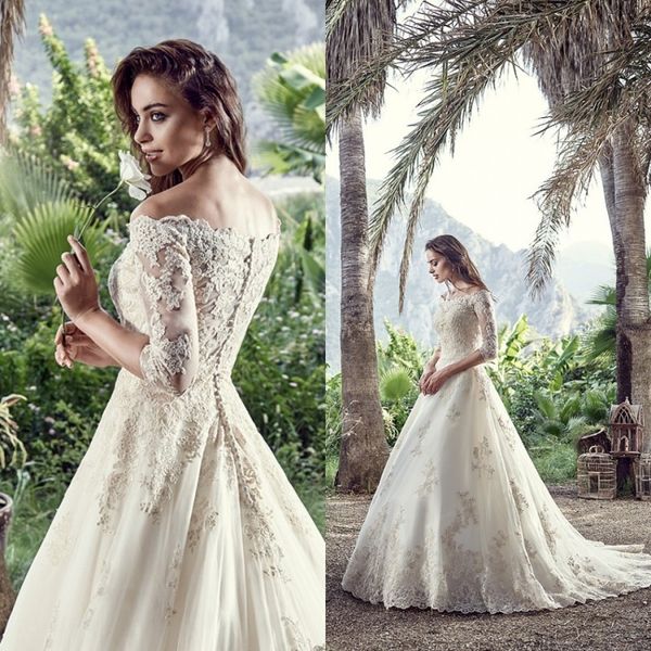 eddy k bridal 2019 spring wedding dresses off shoulder lace appliques bridal gowns sweep train a-line wedding dress vestidos de noiva, White
eddy k bridal 2019 spring wedding dresses off shoulder lace appliques bridal gowns sweep train a-line wedding dress vestidos de noiva, White