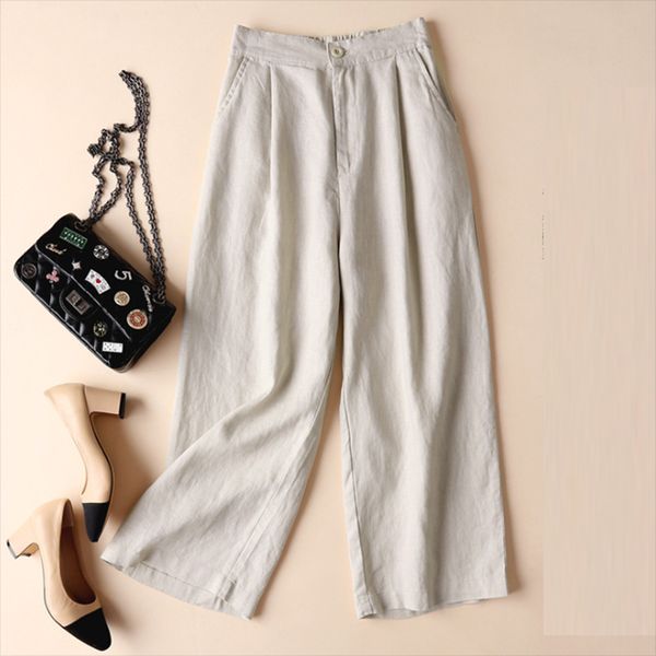 summer wear loose casual wide leg pants fashion cropped trousers for women korean high waist solid color trousers with pocket, Black;white
summer wear loose casual wide leg pants fashion cropped trousers for women korean high waist solid color trousers with pocket, Black;white