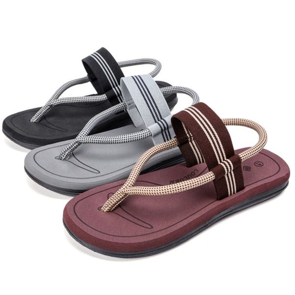 men's fashion beach sandals casual summer flip flops flat heel leather shoes outdoor skid shoes male slides fashion loafers, Black
men's fashion beach sandals casual summer flip flops flat heel leather shoes outdoor skid shoes male slides fashion loafers, Black