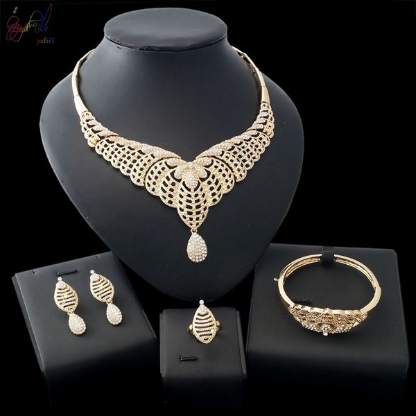 yulaili luxury charm women fashion austria crystal pendant necklace earrings dubai jewelry sets african nigeria wedding gifts, Black
yulaili luxury charm women fashion austria crystal pendant necklace earrings dubai jewelry sets african nigeria wedding gifts, Black