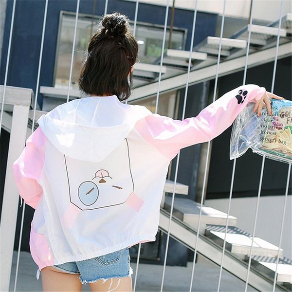 summer new japanese women's outwear cartoon print teen girls student loose casual sunscreen coat preppy style mori girl korean, Black;brown
summer new japanese women's outwear cartoon print teen girls student loose casual sunscreen coat preppy style mori girl korean, Black;brown