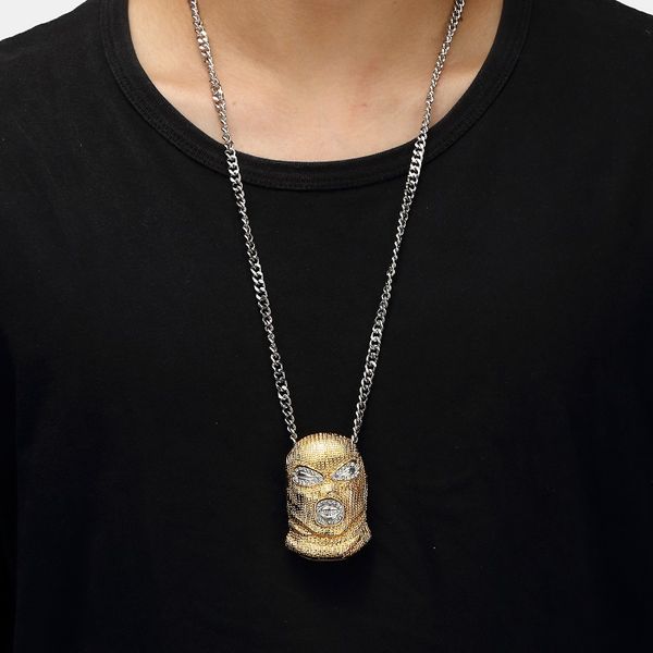 hip hop counter terrorism black gold silver iced out mask pendant cuban chain necklace rapper chains jewelry christmas gifts for boy friend
hip hop counter terrorism black gold silver iced out mask pendant cuban chain necklace rapper chains jewelry christmas gifts for boy friend