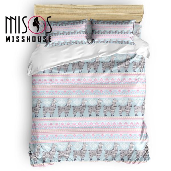 misshouse animal cartoon alpaca ethnic style duvet cover set bed sheets comforter cover pillowcases 4pcs bedding sets
misshouse animal cartoon alpaca ethnic style duvet cover set bed sheets comforter cover pillowcases 4pcs bedding sets
