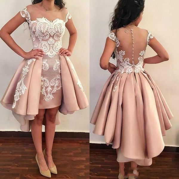 fashion short prom dresses with overskirts white lace appliques cap sleeve graduation homecoming dress back evening party, Blue;pink
fashion short prom dresses with overskirts white lace appliques cap sleeve graduation homecoming dress back evening party, Blue;pink