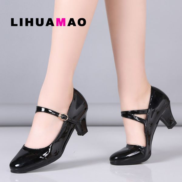 lihuamao women mary jane dancing shoes kitten heels ankle strap round toe comfortable ladies dress shoes work wedding party, Black
lihuamao women mary jane dancing shoes kitten heels ankle strap round toe comfortable ladies dress shoes work wedding party, Black