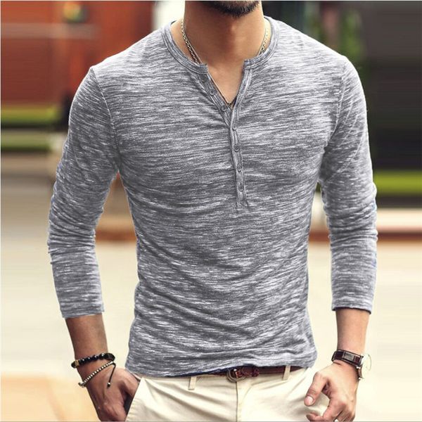 solid color mens designer tshirts personality single breasted mens tees casual slim v neck males clothing, White;black
solid color mens designer tshirts personality single breasted mens tees casual slim v neck males clothing, White;black