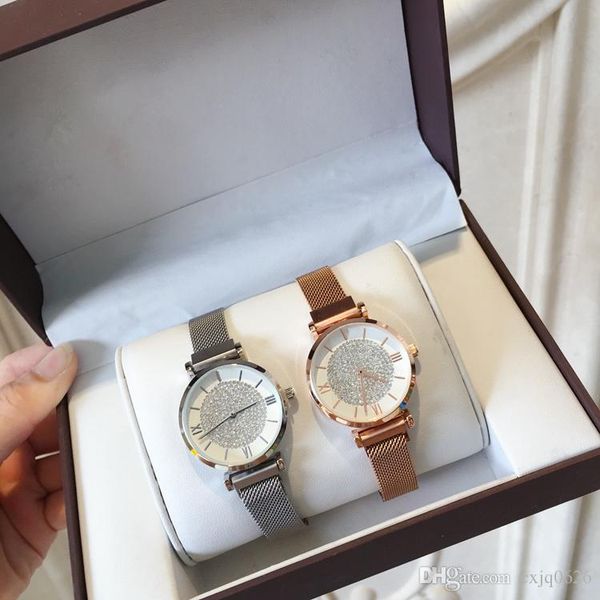 2020 new style lady dress wristwatch magnet lock fashion women watch diamond luxury quartz relojes de marca mujer wholesale price, Slivery;brown
2020 new style lady dress wristwatch magnet lock fashion women watch diamond luxury quartz relojes de marca mujer wholesale price, Slivery;brown