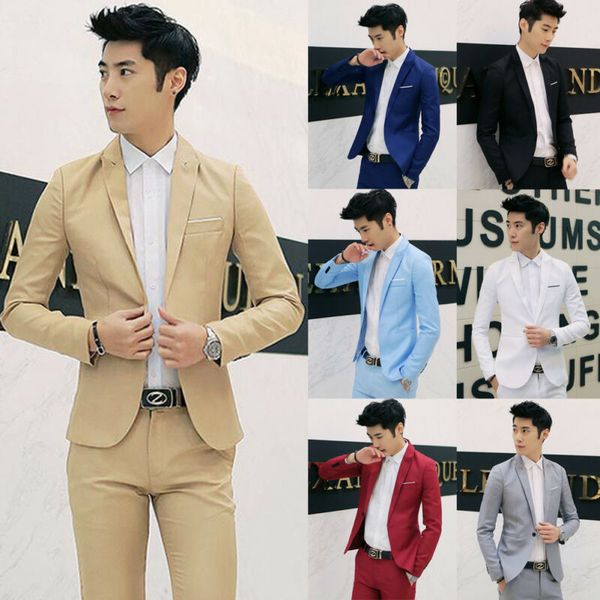 brand new men classic formal business suit blazer slim fit luxury coat jacket male single button plain long sleeve blazers coat, White;black
brand new men classic formal business suit blazer slim fit luxury coat jacket male single button plain long sleeve blazers coat, White;black