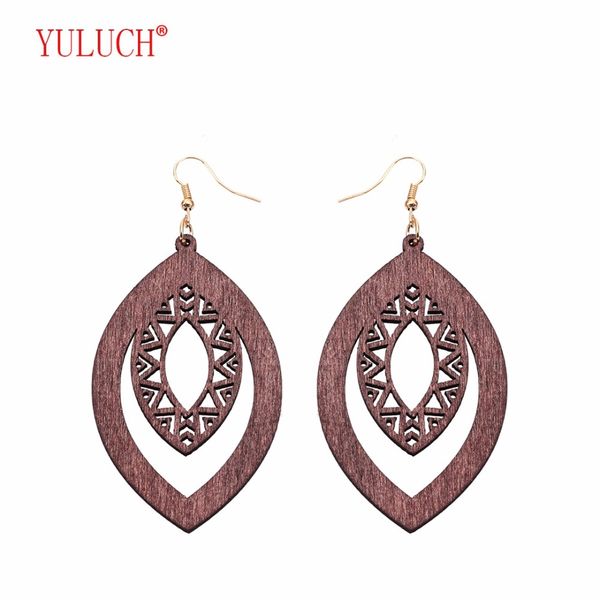 yuluch pop boho hollow design elliptical wooden new arrival earrings for personality woman gift jewelry, Silver
yuluch pop boho hollow design elliptical wooden new arrival earrings for personality woman gift jewelry, Silver