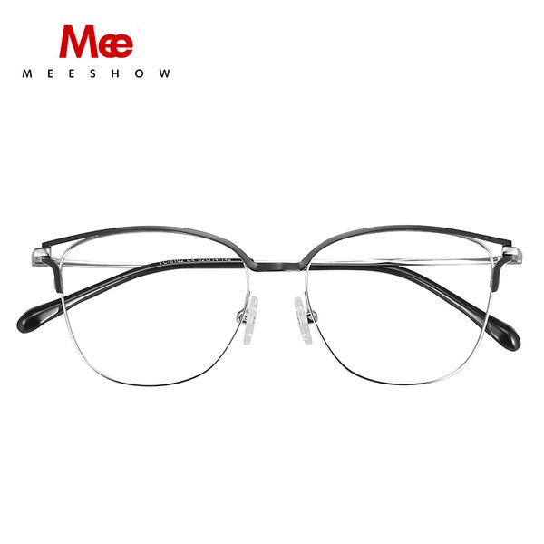 meeshow new year titanium alloy glasses frame women men glasses optical prescription eyeglasses myopic frame, Black
meeshow new year titanium alloy glasses frame women men glasses optical prescription eyeglasses myopic frame, Black