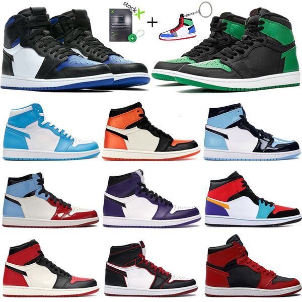 high basketball new 1s royal shoes toe jumpman 1 pine green black men women sneakers fearless court purple white unc patent trainers
high basketball new 1s royal shoes toe jumpman 1 pine green black men women sneakers fearless court purple white unc patent trainers