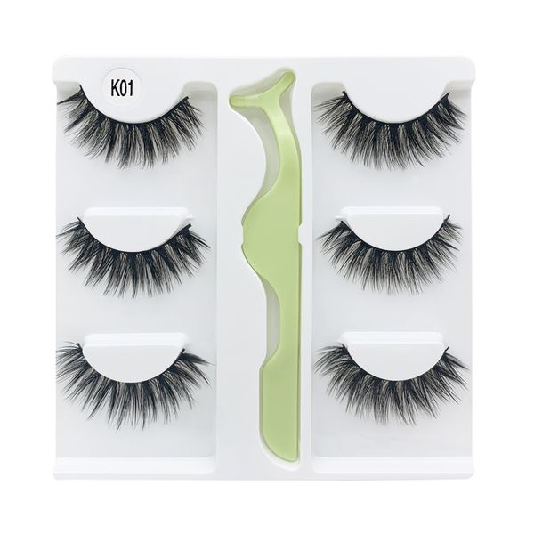 handmade thick mink lashes set 3 pairs natural long vivid false eyelashes extensions with tweezer 10 models dhl eye makeup
handmade thick mink lashes set 3 pairs natural long vivid false eyelashes extensions with tweezer 10 models dhl eye makeup