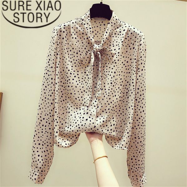 women shirts harajuku womens clothing 2019 chiffon blouse womens and blouses long sleeve shirts bow polka dot full 2769 50, White
women shirts harajuku womens clothing 2019 chiffon blouse womens and blouses long sleeve shirts bow polka dot full 2769 50, White