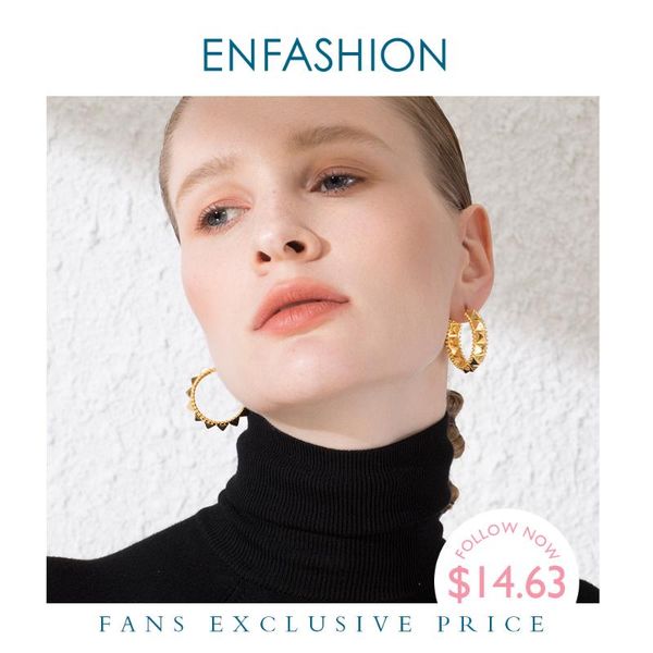 enfashion punk pyramid hoop earrings for women gold color small circle hoops earings fashion jewelry aros de moda 2020 e191102, Golden;silver
enfashion punk pyramid hoop earrings for women gold color small circle hoops earings fashion jewelry aros de moda 2020 e191102, Golden;silver