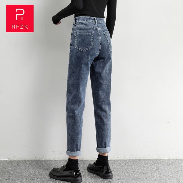women's jeans rfzk vintage high waist woman boyfriends full length plus size trousers women casual streetwear pantalon, Blue
women's jeans rfzk vintage high waist woman boyfriends full length plus size trousers women casual streetwear pantalon, Blue