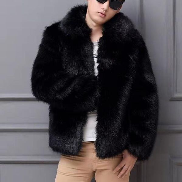 autumn lapel faux mink leather jacket mens winter thicken warm fur leather coat men slim jackets jaqueta de couro fashion b40, Black
autumn lapel faux mink leather jacket mens winter thicken warm fur leather coat men slim jackets jaqueta de couro fashion b40, Black